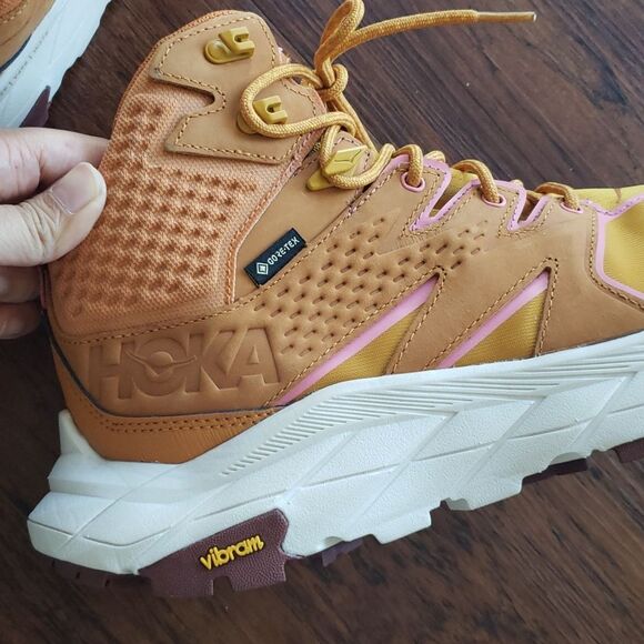 Hoka Womens Anacapan Waterproof Gortex Athletic Vibram Hiking Sneakers Size 9.5 - Picture 7 of 7